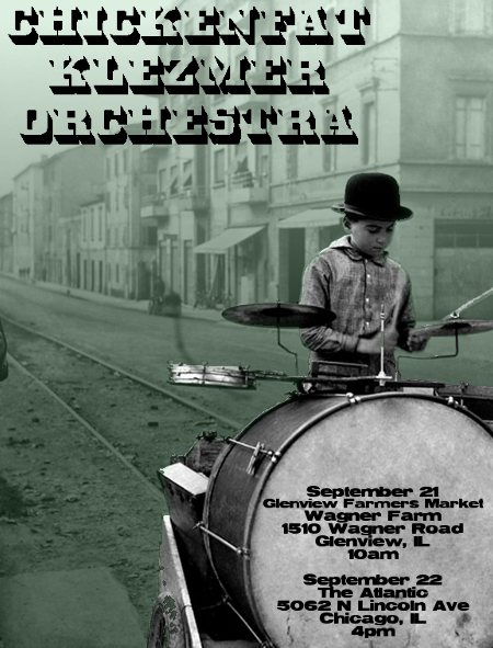 ChickenFat Klezmer Orchestra concerts September 2013